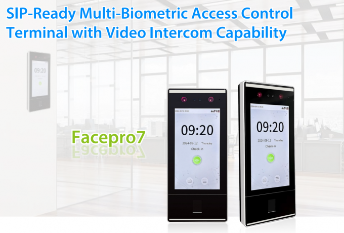 Faccia e impronte digitali e schede RFID 0