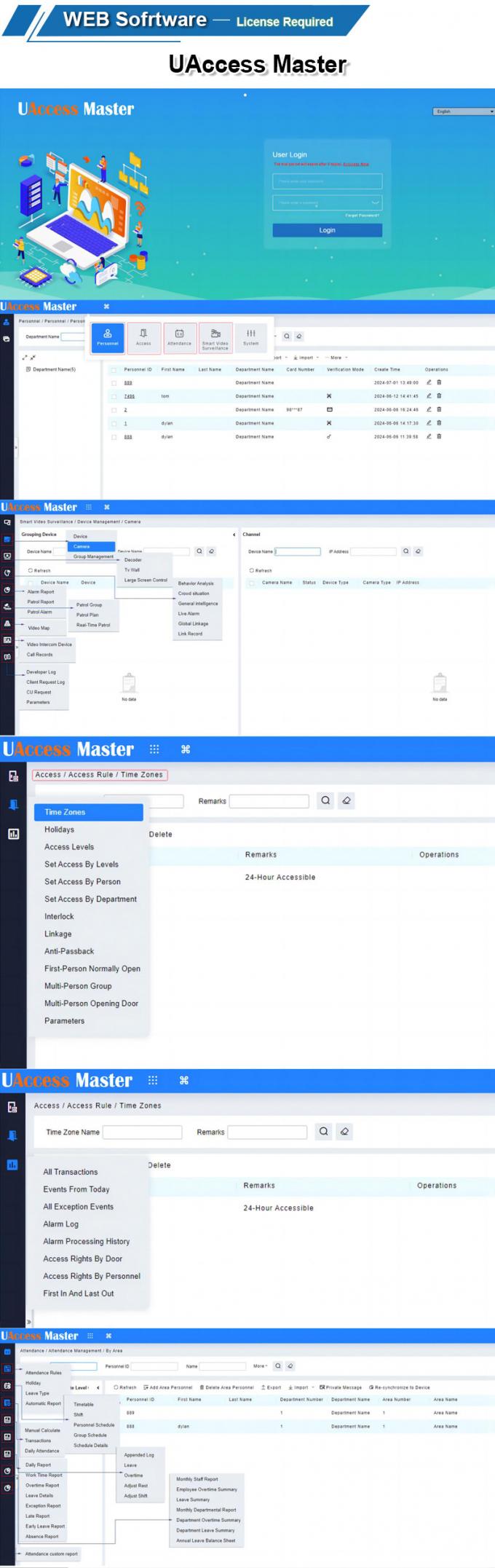 Faccia e impronte digitali e schede RFID 3