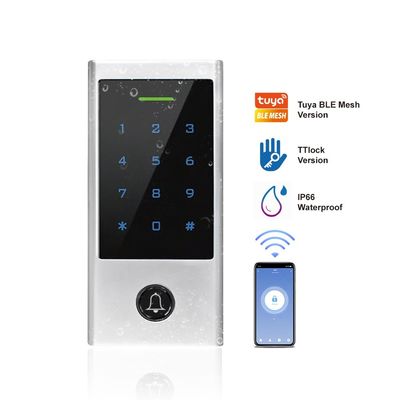 Wifi Tuya IP66 Sistema di controllo dell'accesso impermeabile Touch Keypad RFID Card Reader Controllo di accesso autonomo con TTLock Door